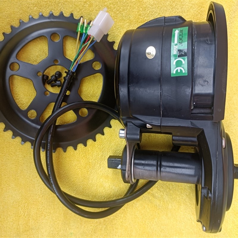 电机中轴中置轮毂助力diy力矩山地车改改装电机