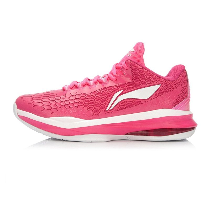 li ning basketball shoes pink