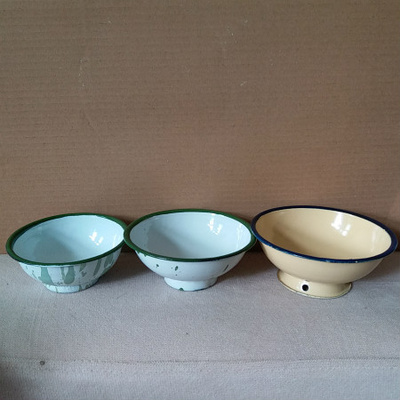 瓷碗经典搪瓷10-18厘米泡面怀旧老式饭碗碗