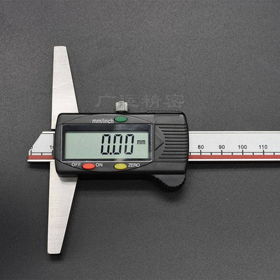 深度高档电子卡尺勾尺0150300mm数显度尺单钩头电子数显卡尺