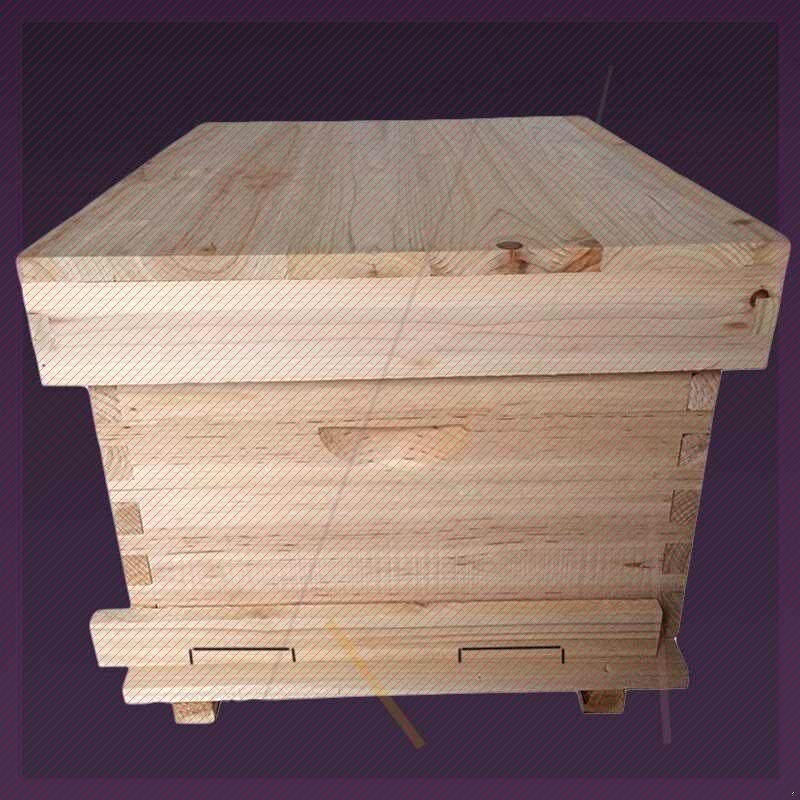 意蜂蜜蜂蜂箱全套养蜂工具养蜂箱煮蜡杉木标准五框蜂巢箱成品巢框
