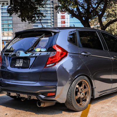 gk5尾翼gp打孔18款适用于14-20款改装飞度新飞度尾翼