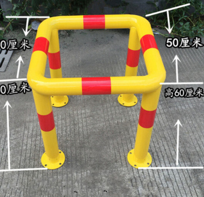 字型安全警示防撞四方隔离四方型消防栓防护栏直角护栏