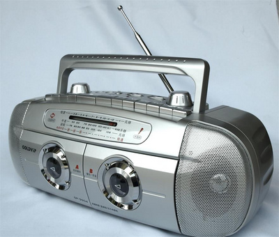 gpldyip/gp-9904 双磁带卡座收录放音机对录音机收音机双卡机