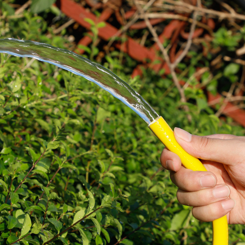 水管橡胶浇花20米软管冬季6分大棚高压洗车花园管