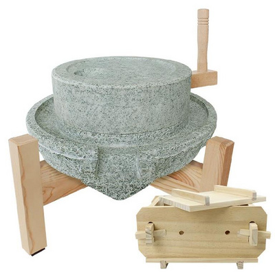 磨粉仿古酱豆辣酱商用室内芝麻传统粉机石磨石雕