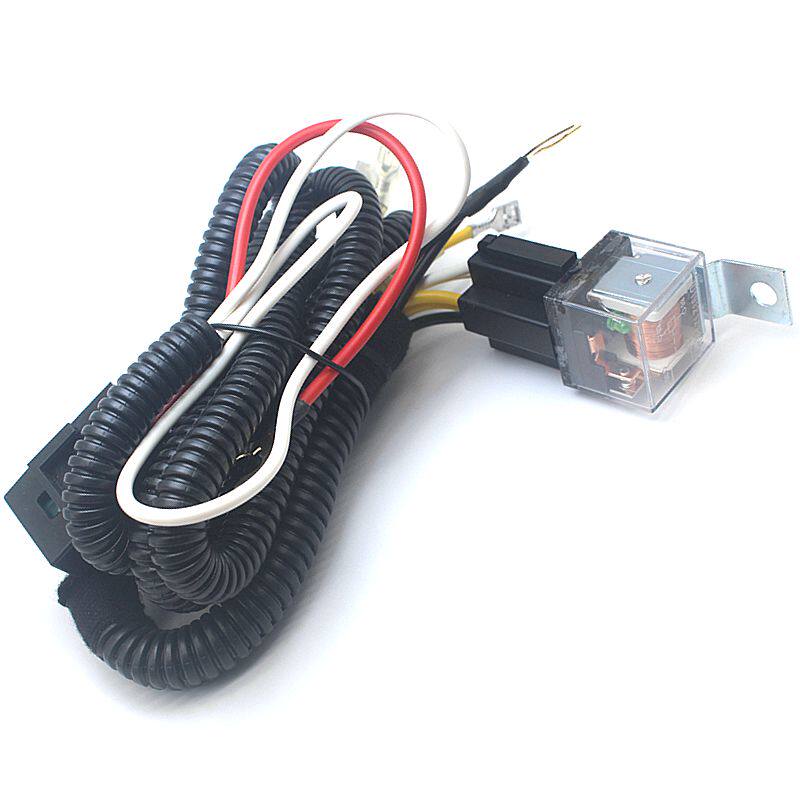 喇叭汽车线束车用继电器12v24v改装套件蜗牛继电器