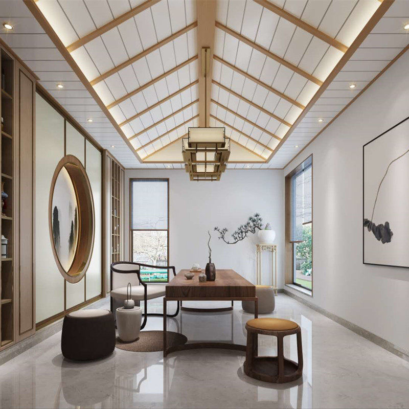 吊顶扣板天花板全屋定制客厅造型白色长条型阳台集成吊顶铝吊顶