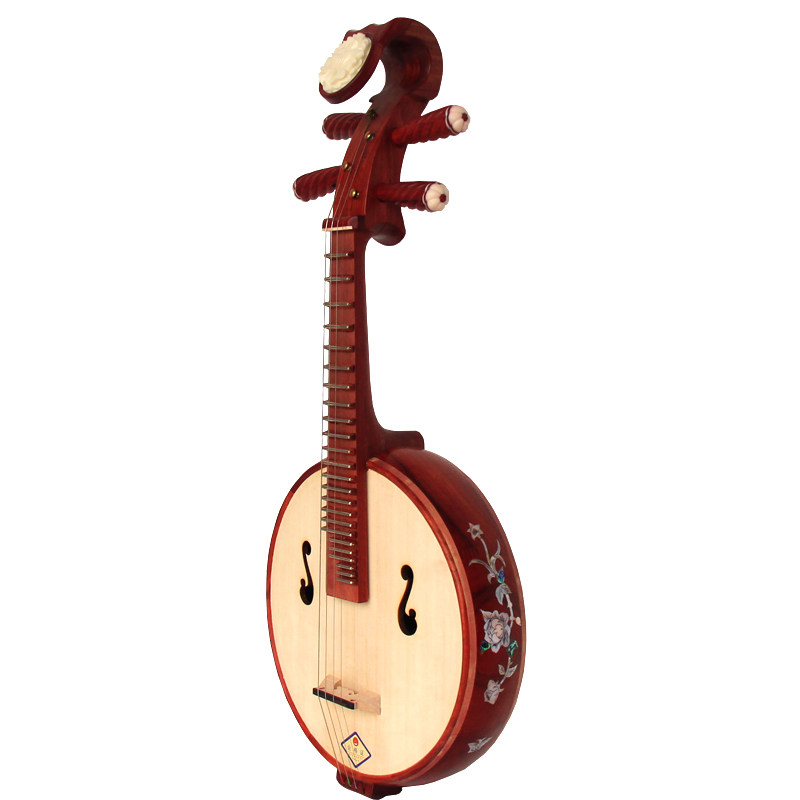 高音酸枝木阮琴小乐器硬木红花花梨木黑鸡翅木阮