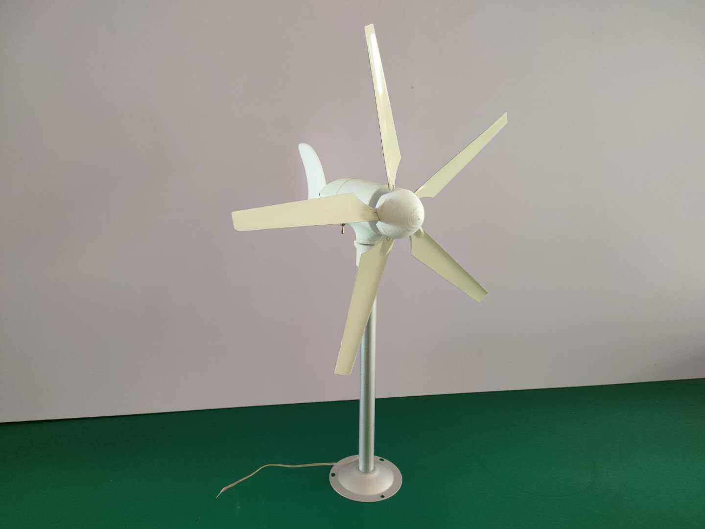 新款5叶微型风力发电机模型三相永磁无刷科教风力发电机