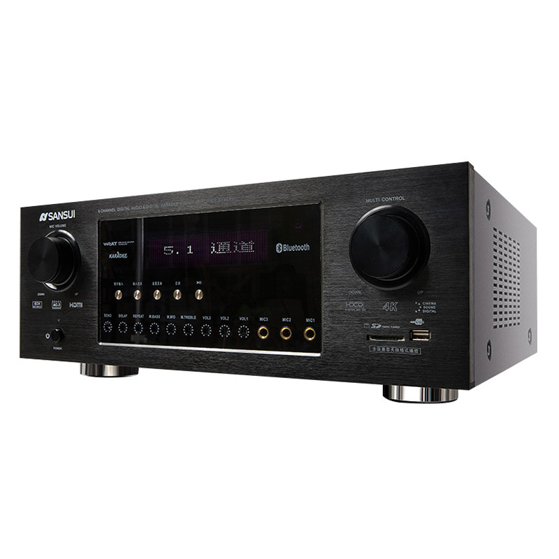 功放机山水dm-10a蓝牙家用声道数字hifi大功率定阻功放