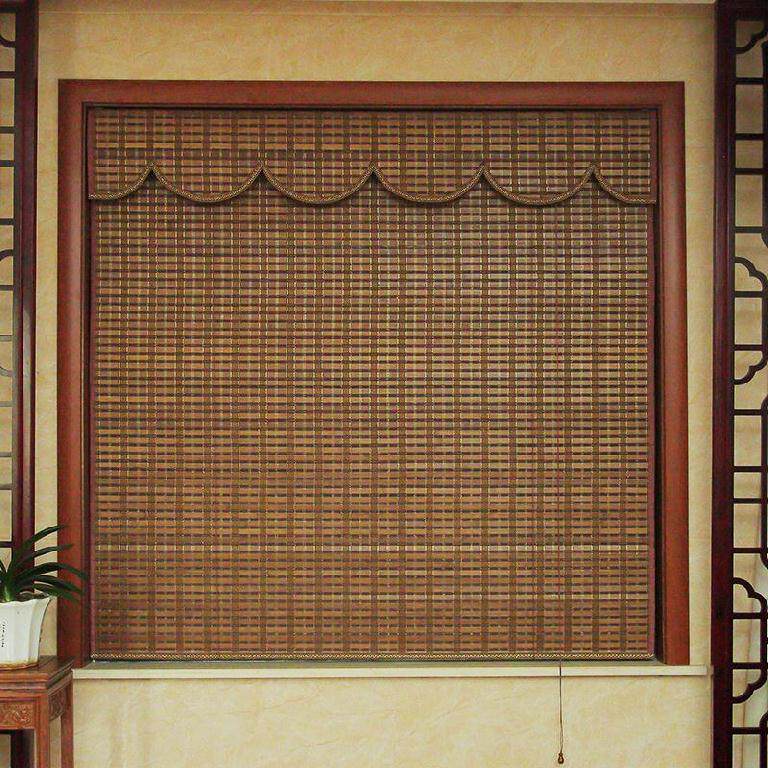 卷帘窗帘楼梯中式新中式茶楼窗户短窗店房小吃卷帘