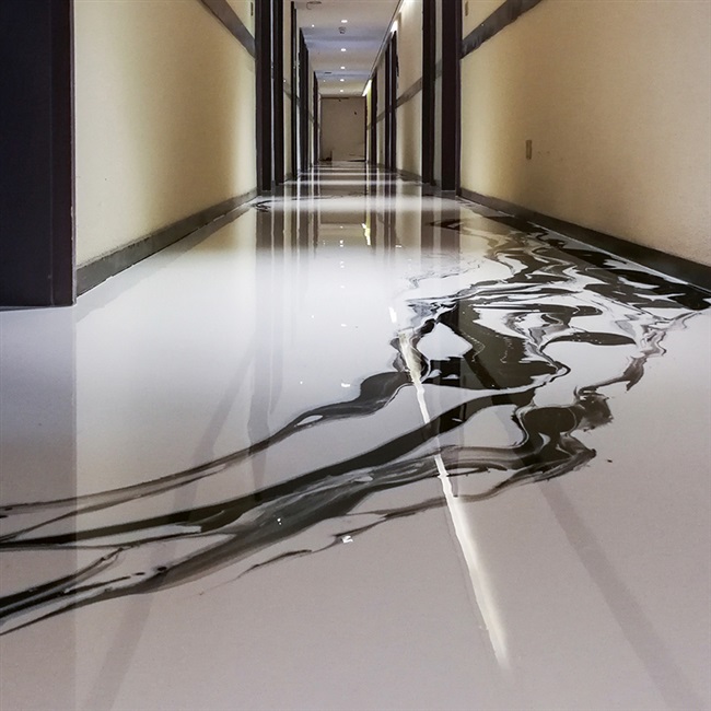 水泥水墨艺术环氧树脂地坪漆自流平家用地面室内环氧漆地坪漆