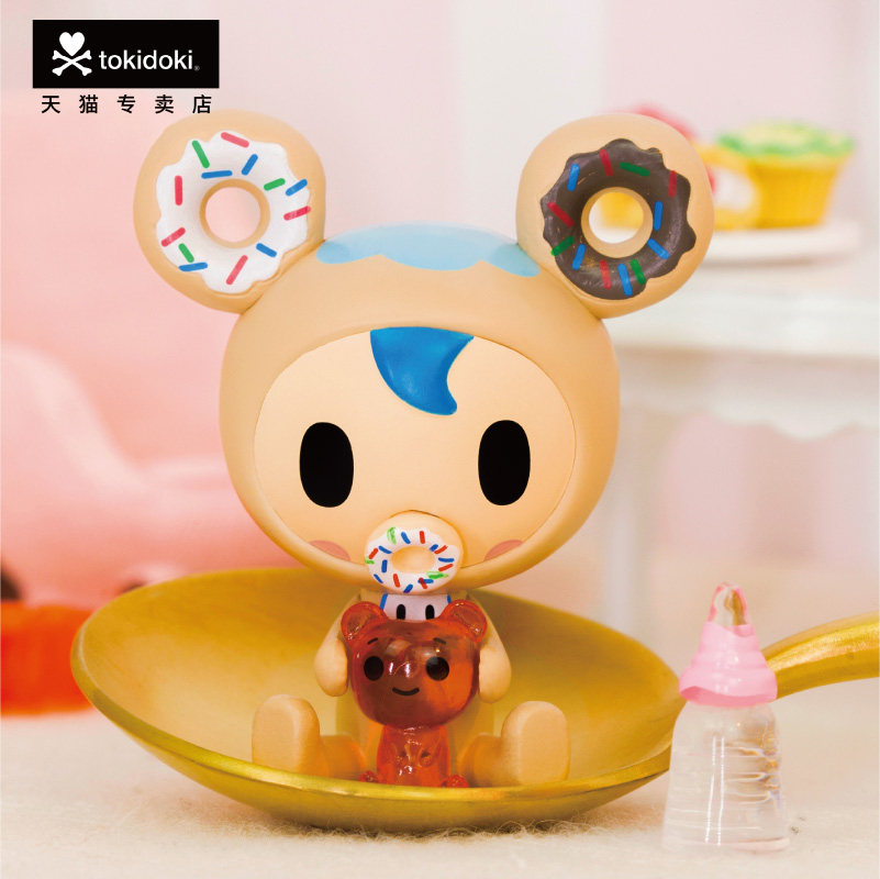 甜甜圈3代盲盒潮玩摆件手办公仔二次元女生礼品潮玩盲盒