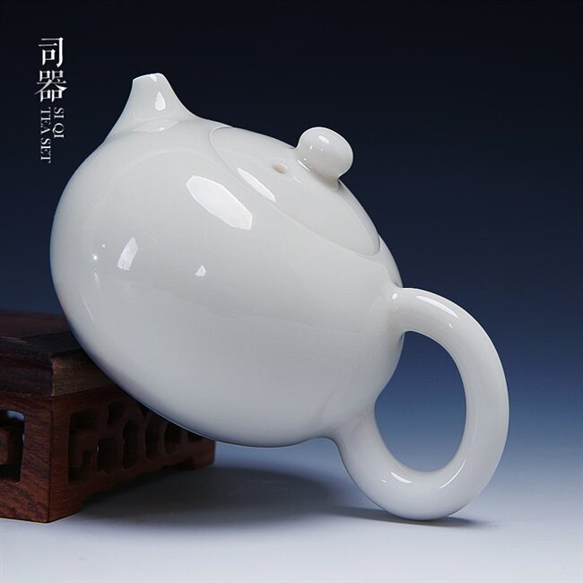 茶壶羊脂白玉德化中国白瓷陶瓷单壶家用礼盒茶壶