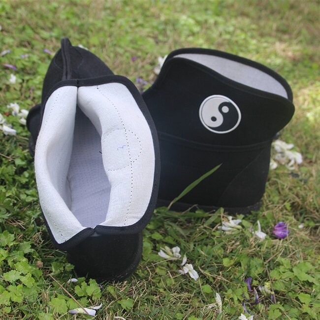 太极武当单靴春中国国风官靴高帮晨练太极拳练功太极鞋