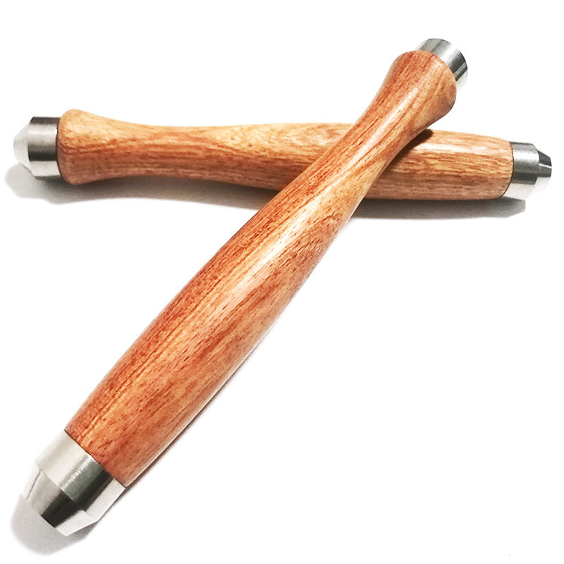 空竹花梨抖杆手柄实木手把花瓶样式把套空竹