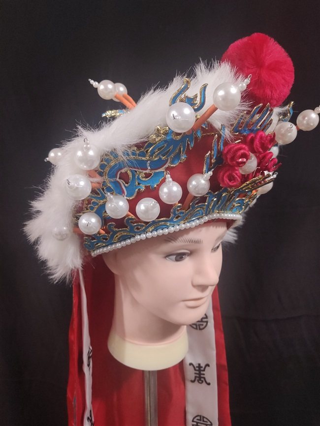 戏剧新款河北头饰正艺戏装戏曲杨八郎帽子梆子古典舞配饰