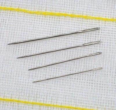 尖头十字绣专用德针手工缝衣针大眼毛线针大孔缝合绣针