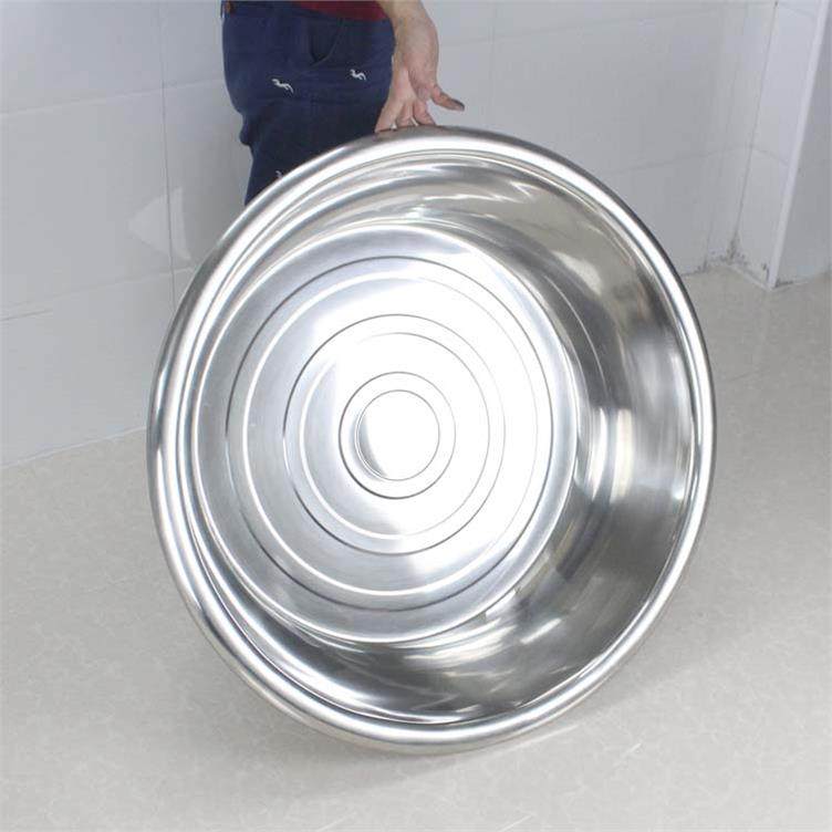 圆形盆子特大号不锈钢大家家用超大饭盆打蛋果盆盆