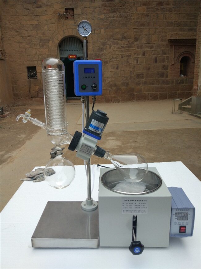 旋转蒸发蒸发器re201d2l3l5l浓缩减压蒸馏提纯结晶化工管道及配件