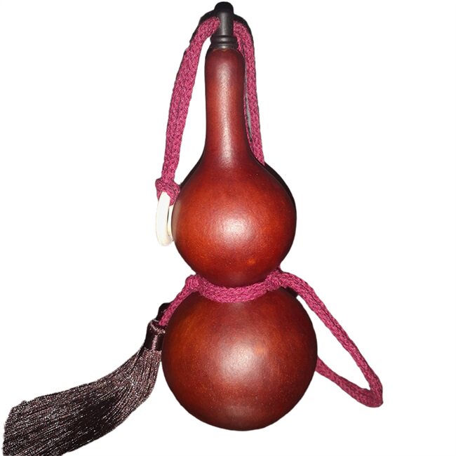 坐忘堂天然葫芦古法做旧酒葫芦蜂蜡防渗日式开口摆件挂件装酒包邮