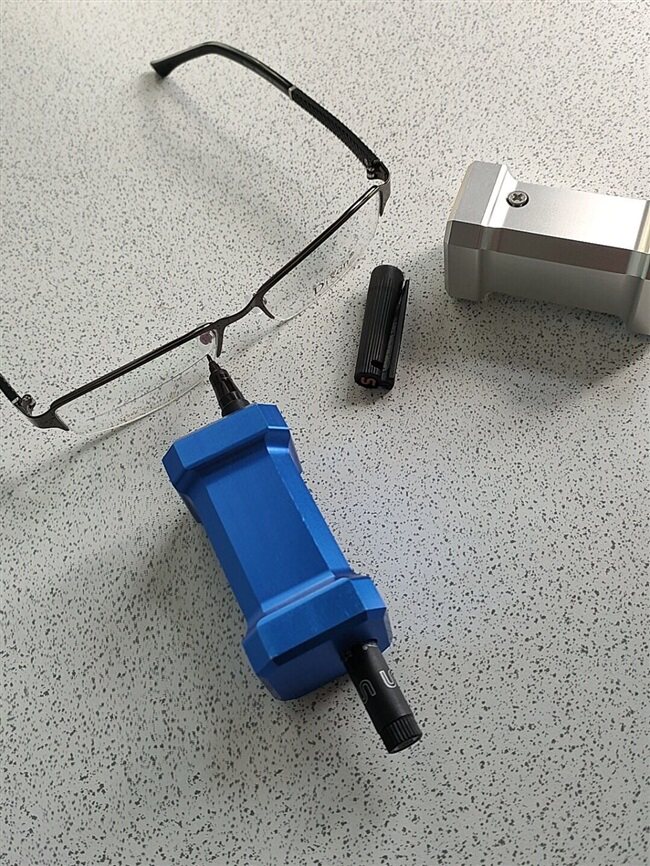 眼镜划线工具轴位保护画线器无框多功能专用板材眼镜袋