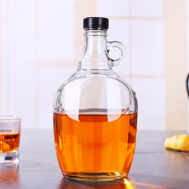 葡萄酒泡酒玻璃瓶酿酒大号加州红酒酒瓶子密封药酒密封罐