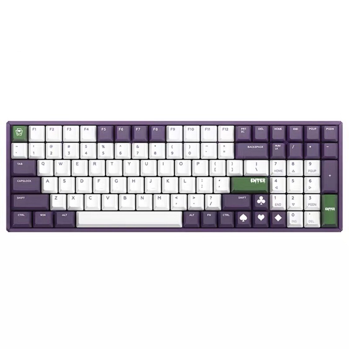 适用于f96机械键盘炭黑双模无线金属joker键盘