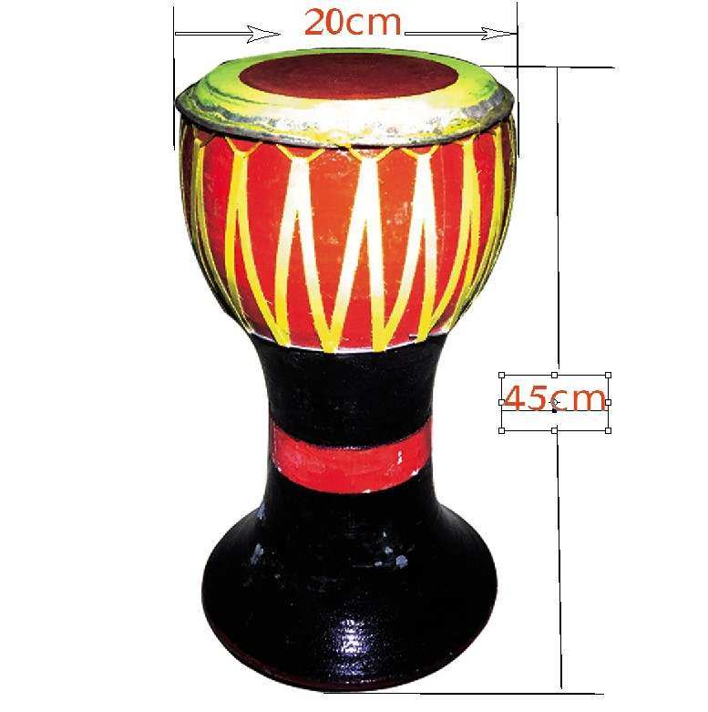 傣族云南省演奏手鼓象脚跳舞乐器云南象脚鼓