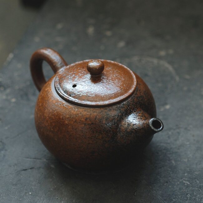 紫砂壶器具茶壶包邮窑变釉水仿柴烧落灰手把单壶茶壶