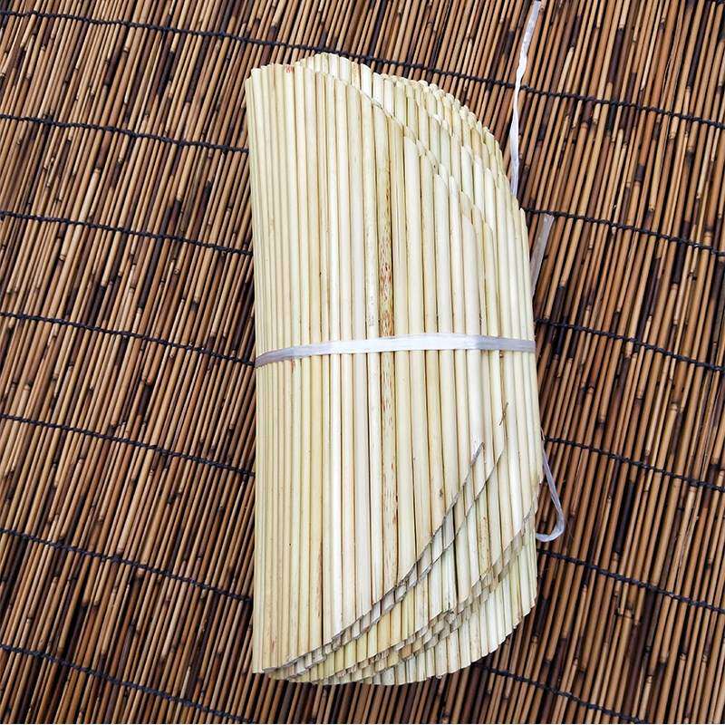 高粱杆软盖帘竹子帘子圆形餐垫电饭锅蒸笼蓖帘餐具笼