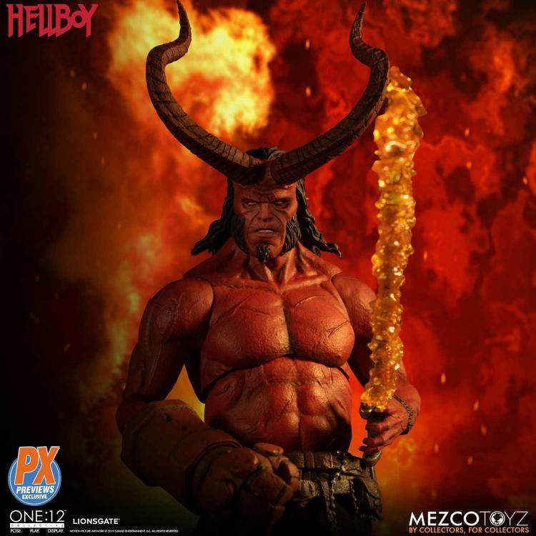 mezco地狱男爵hellboy恶魔之角正版px蚂蚁one潮玩盲盒