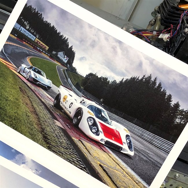 印客玩家917k勒芒赛车海报挂画装饰画个性照片写真