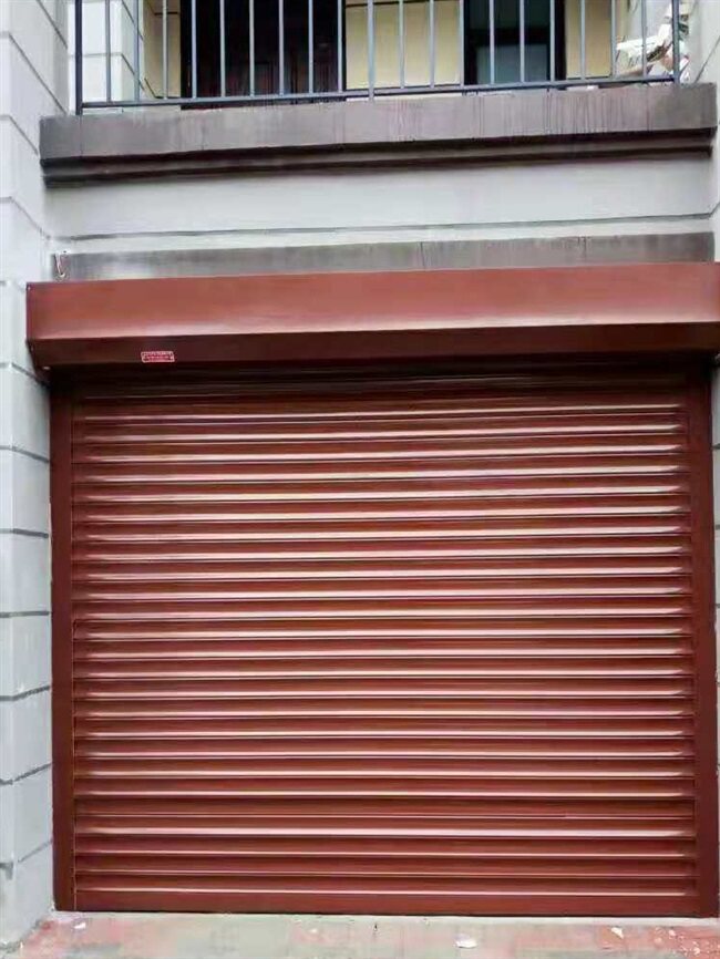 快速卷闸闸门卷帘门新款伸缩电动铝合金镂空透明进户门