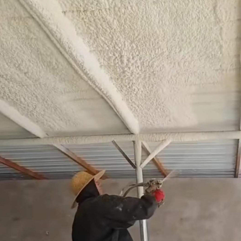 聚氨酯发泡剂保温黑白喷涂乳白色泡沫液体填充屋顶泡沫胶