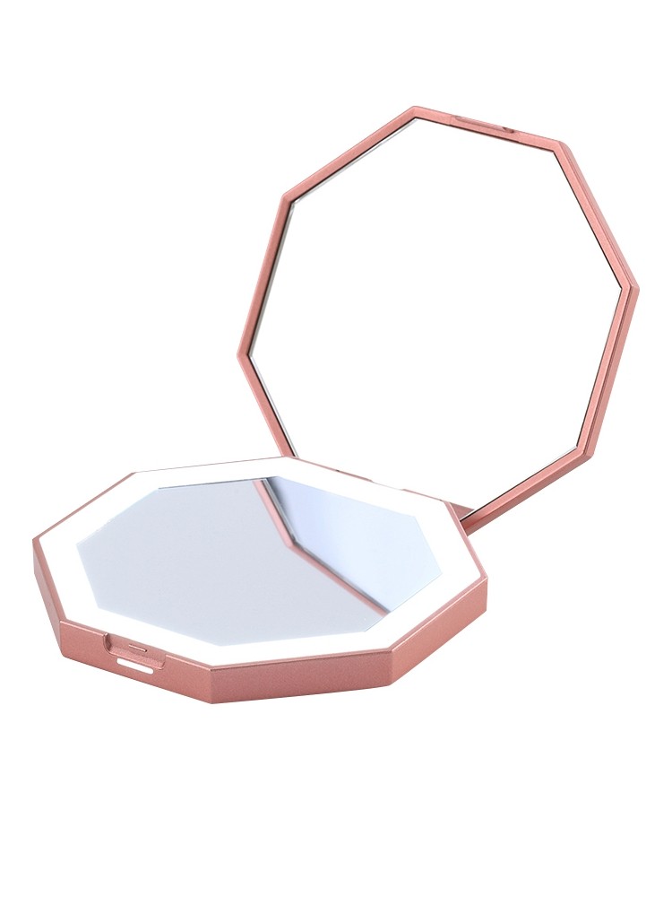 新年特惠好莱坞随身便携化妆镜无线折叠双面小镜随身化妆镜