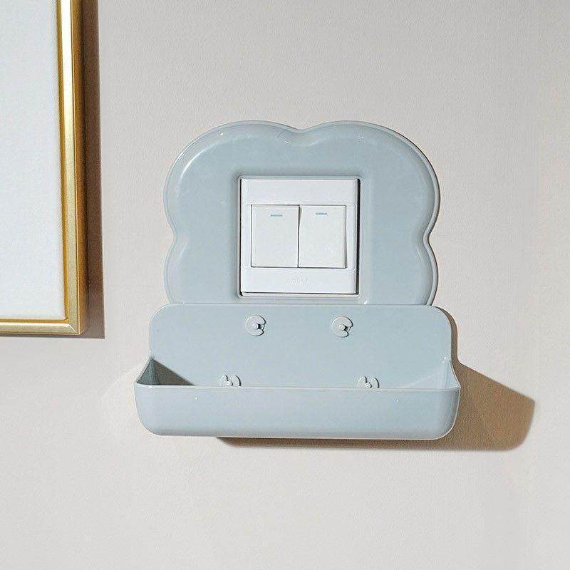 开关插座手机墙上保护套置物架装饰可放套挂收纳开关贴
