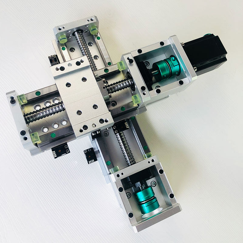 滑台滚珠1610小型十字模组丝杆步进套装方套装工作台