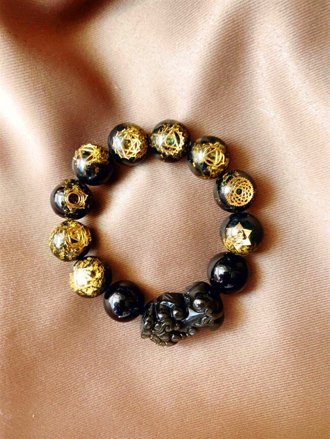 招财转运平衡七脉轮奥罡奥根能量手串手链男士手链