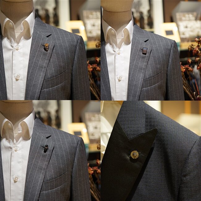 英国rt胸针西装领针别针lapelpin驳头针生日胸针