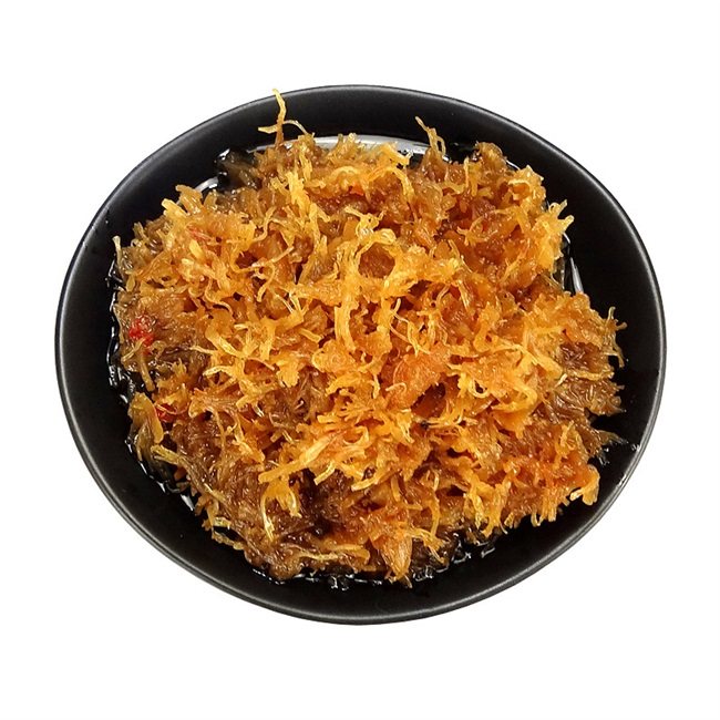 香辣扇贝柱丝原味即食瑶柱罐头干贝贝丝海鲜冰垫