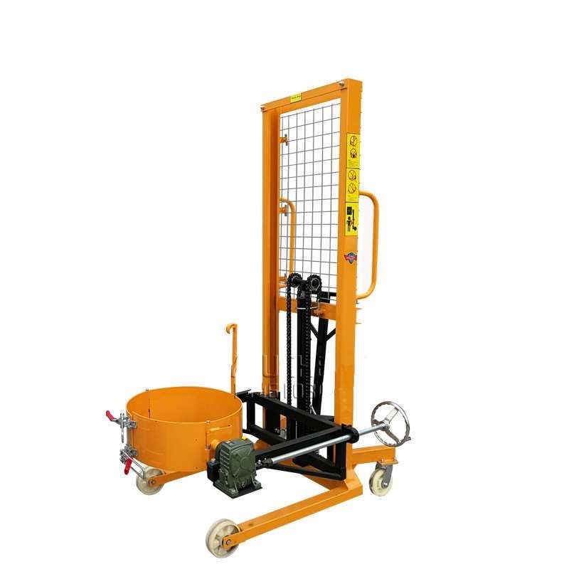 油桶搬运车手手推车大桶圆桶塑料铁桶推车拖车液压装卸车