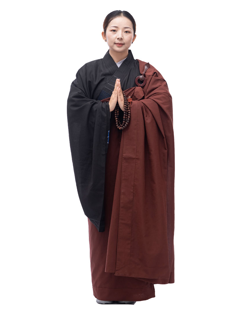 衣海七衣僧鞋海清七忏袈裟兰色木兰僧服南尘民族服装