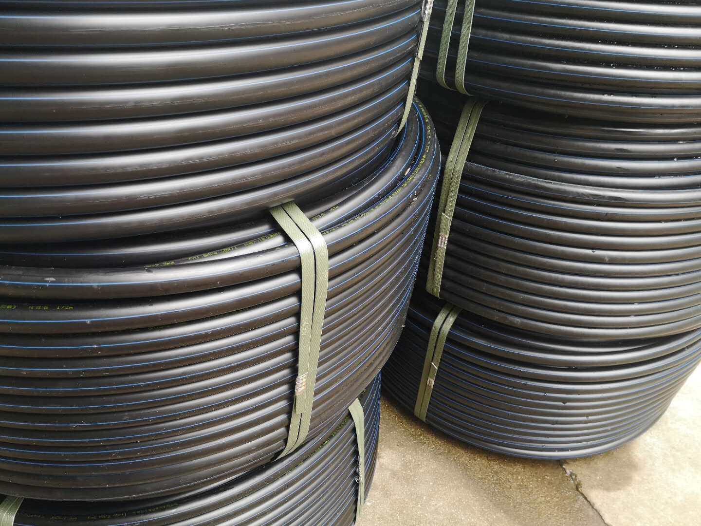 黑色农用抽水灌溉排灌深井池塘农田水管pepe管