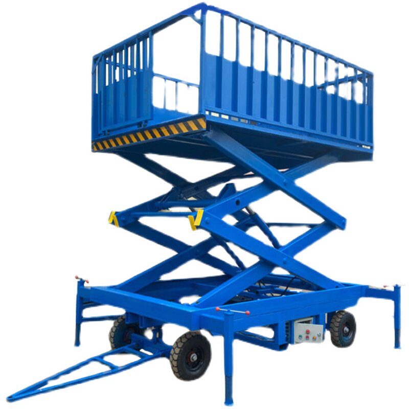 升降机重装装卸猪台车载固定移动式平台生猪转运升降台