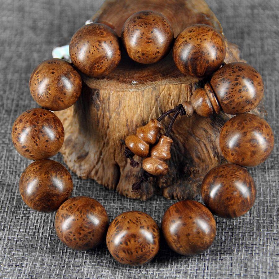 麻梨疙瘩佛珠手串20cm满花老麻利sn2502手串