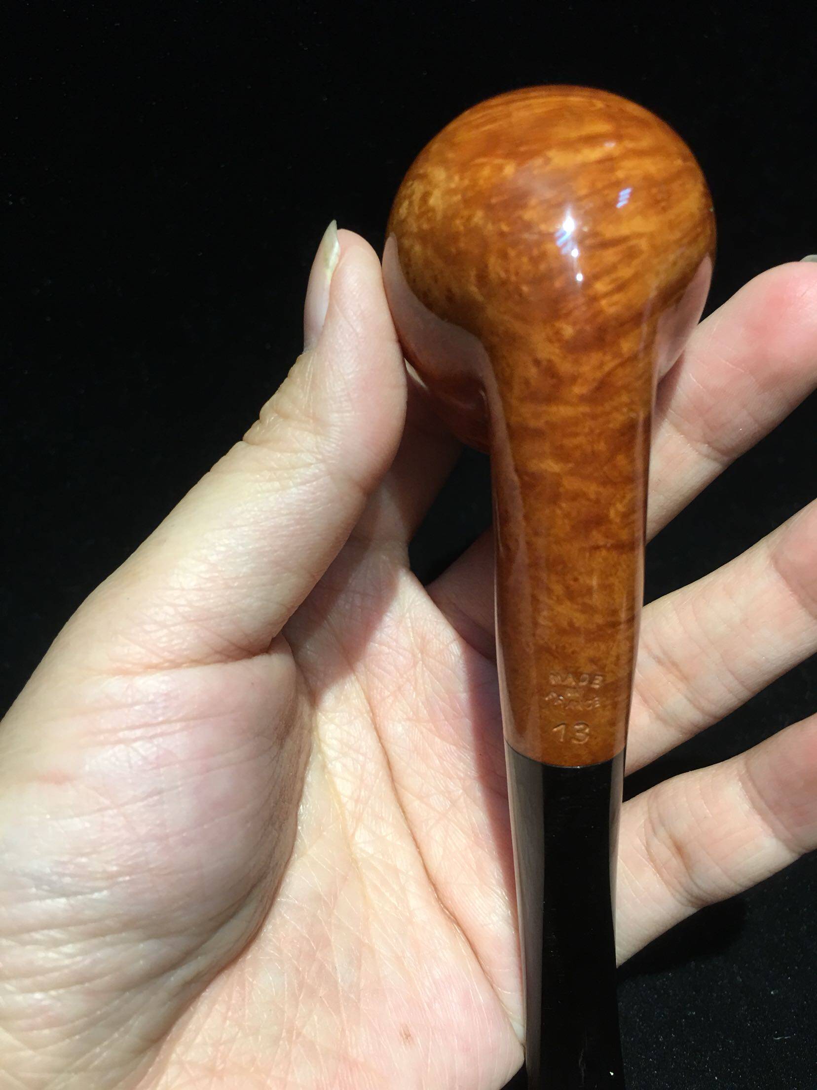 烟斗法国百年年老厂正品chacomcc石楠木楠木原木木色烟斗