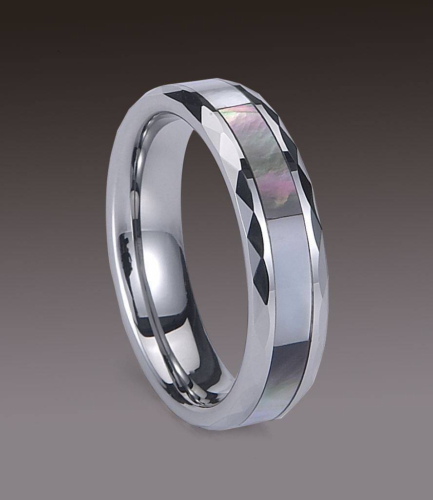 钨金戒指贝壳5044戒指