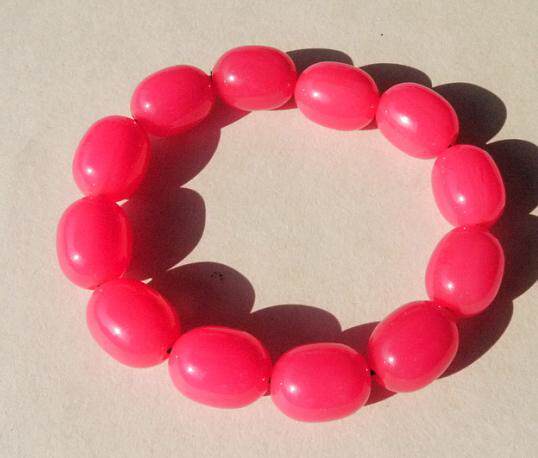 彩色中东蜜蜡古董伊朗玫红丝蜜美人圆珠吊坠手饰